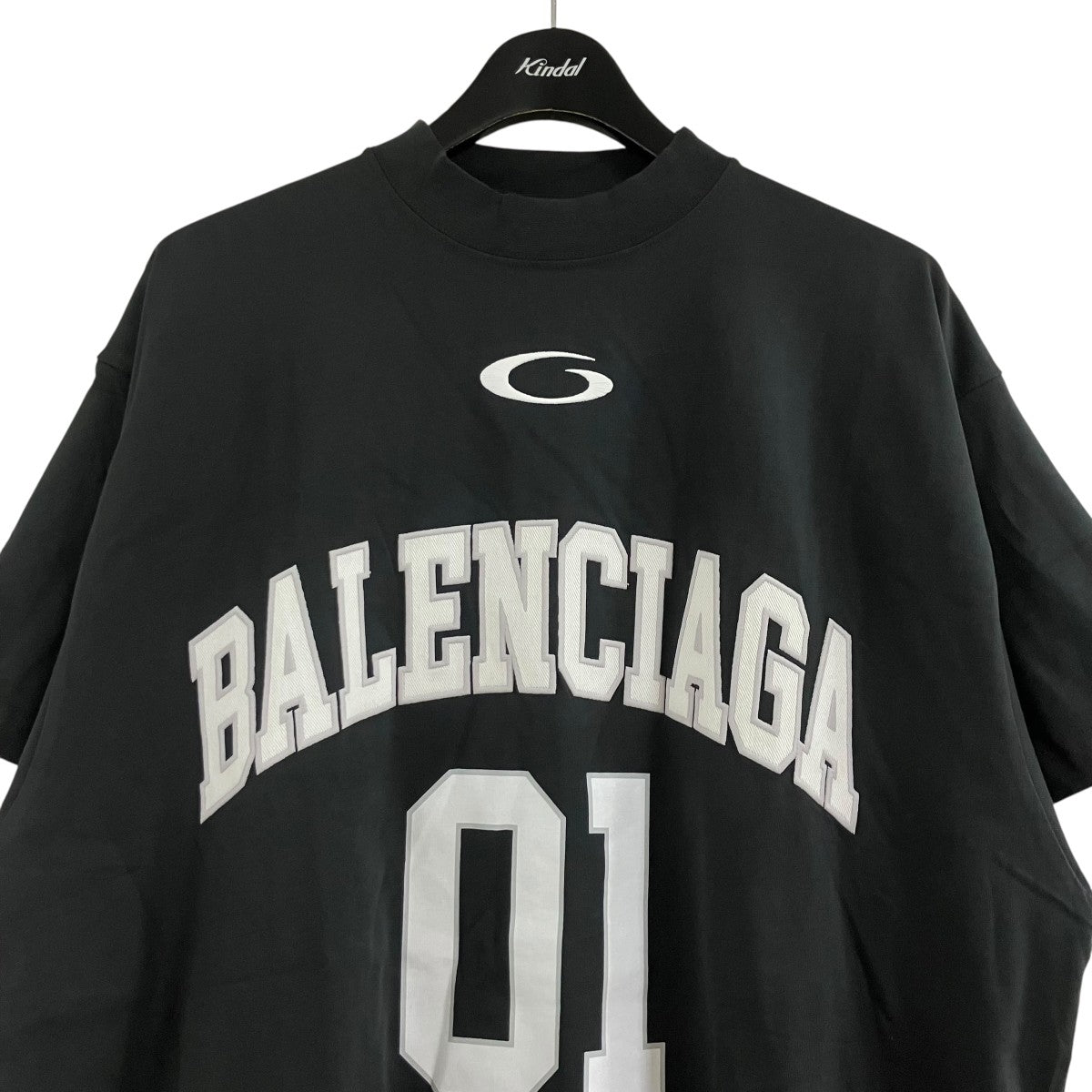 BALENCIAGA ロゴパッチTシャツ カットソー 古着・中古-2枚目のアイテム画像