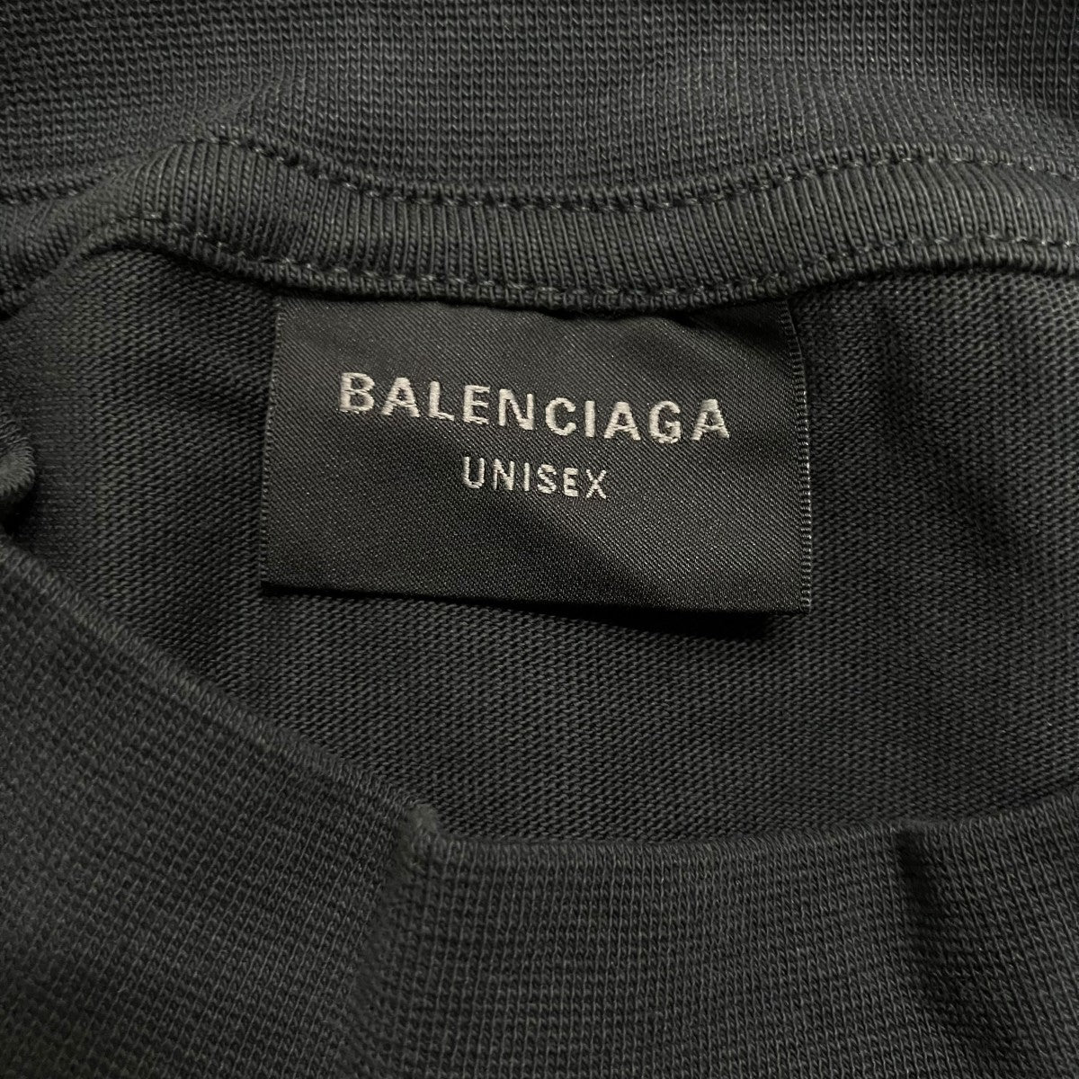 BALENCIAGA ロゴパッチTシャツ カットソー 古着・中古-5枚目のアイテム画像
