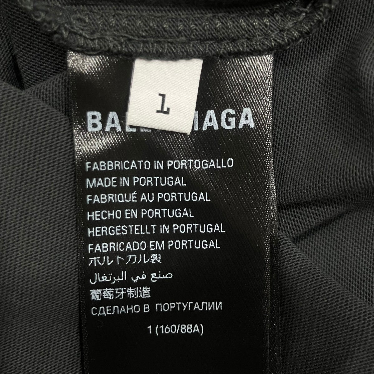 BALENCIAGA ロゴパッチTシャツ カットソー 古着・中古-6枚目のアイテム画像