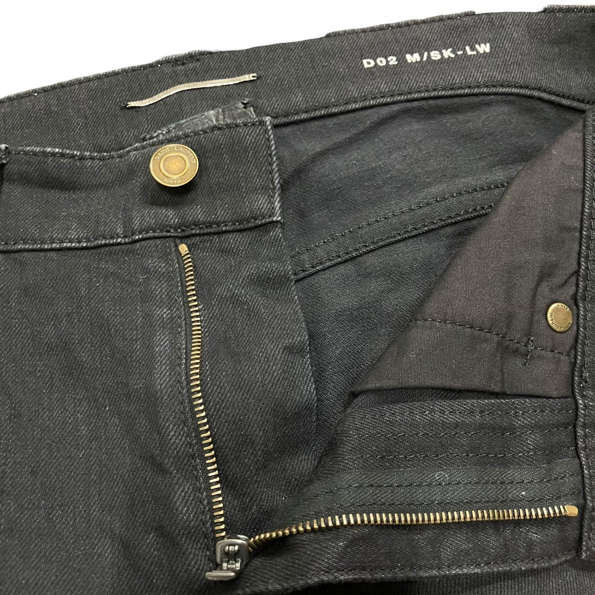 Saint Laurent Paris ストレッチデニムパンツ 古着・中古-5枚目のアイテム画像