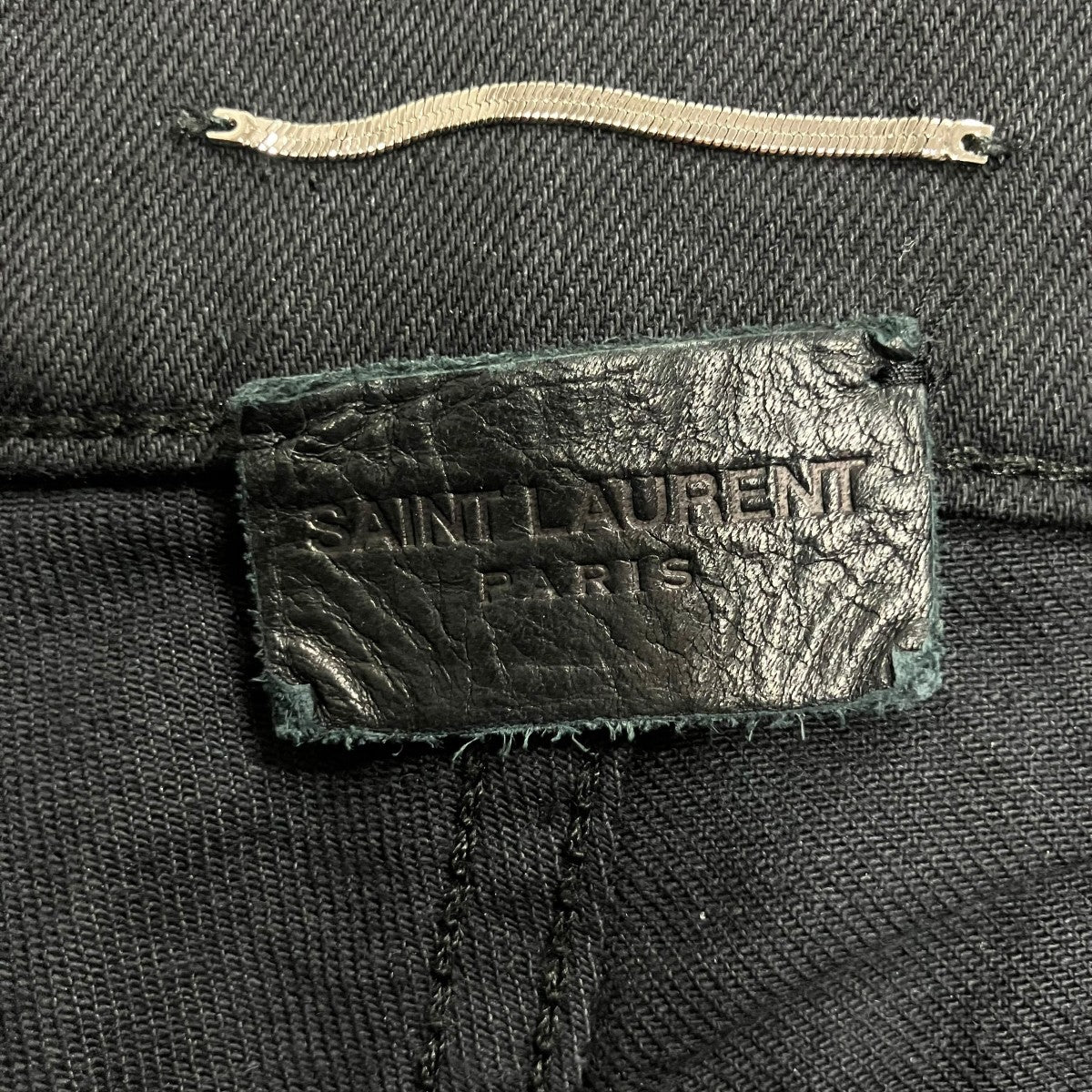 Saint Laurent Paris ストレッチデニムパンツ 古着・中古-6枚目のアイテム画像