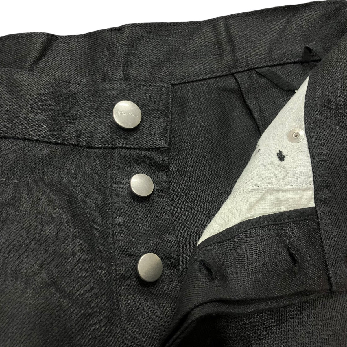 RICK OWENS ボランフレアカーゴロングパンツ 古着・中古-5枚目のアイテム画像