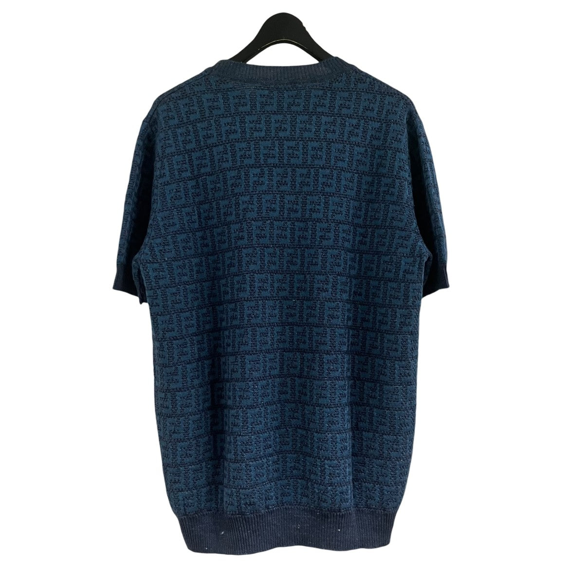 FENDI リネン コットン ズッカニットTシャツ 古着・中古-3枚目のアイテム画像