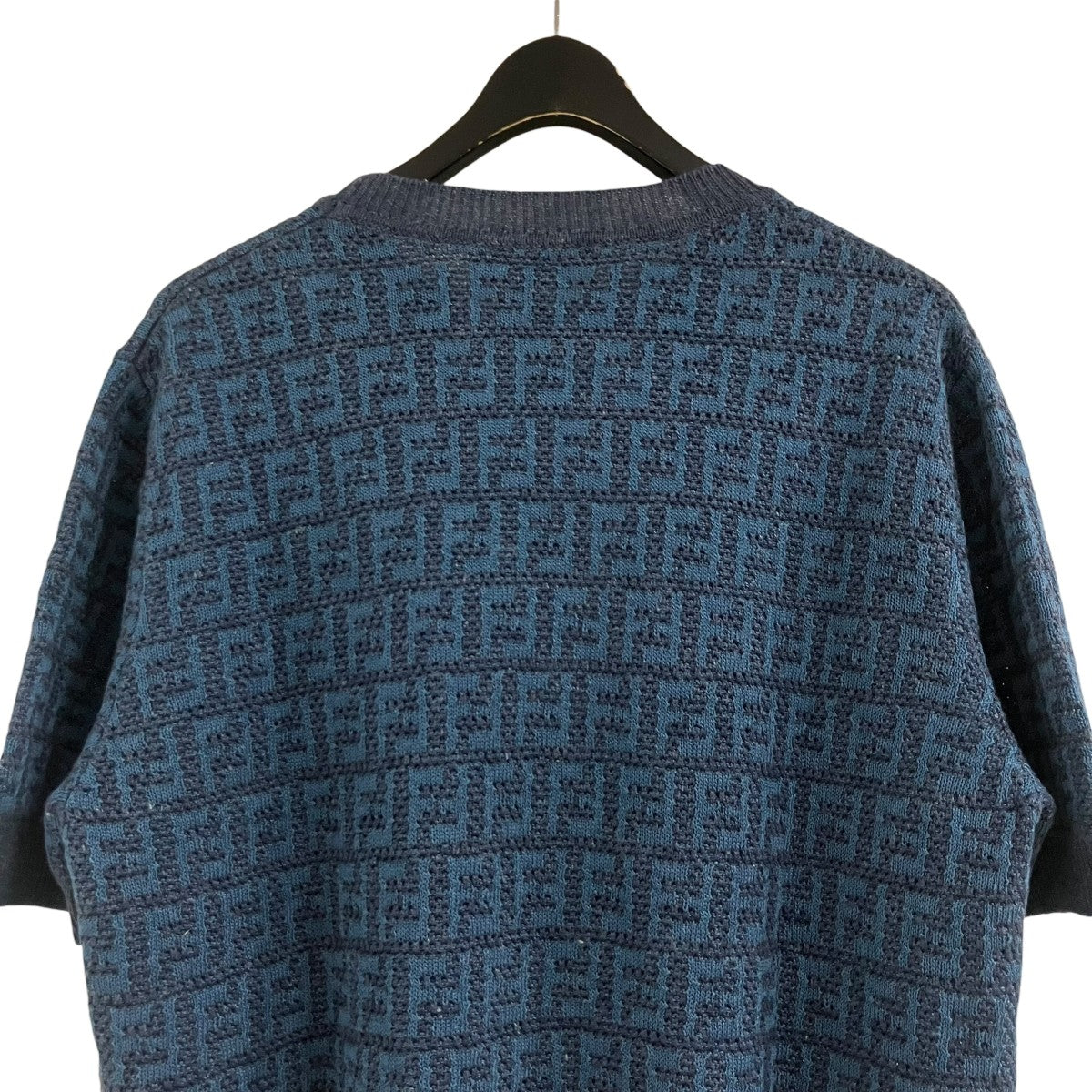 FENDI リネン コットン ズッカニットTシャツ 古着・中古-4枚目のアイテム画像