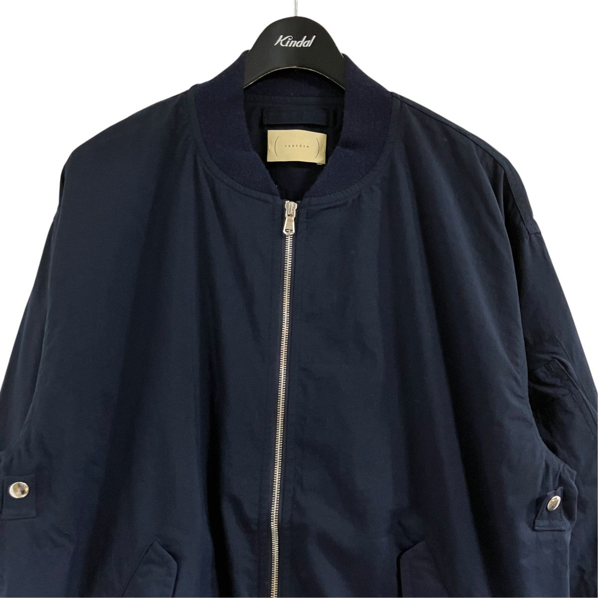cantate Shrunken Nylon Flight Jacket MA-1ジャケット 古着・中古-2枚目のアイテム画像
