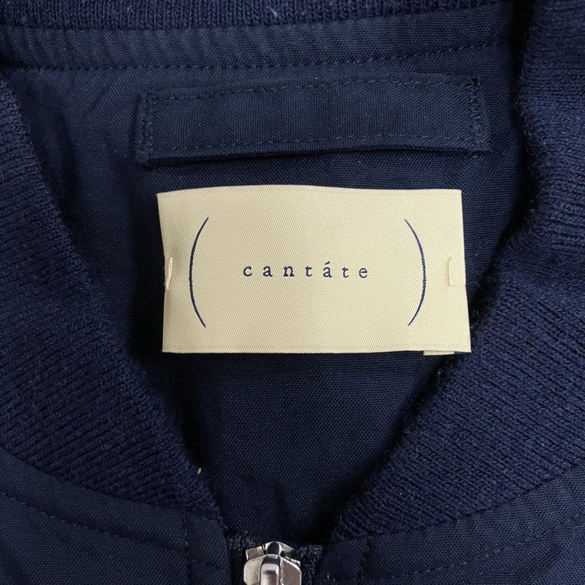 cantate Shrunken Nylon Flight Jacket MA-1ジャケット 古着・中古-5枚目のアイテム画像