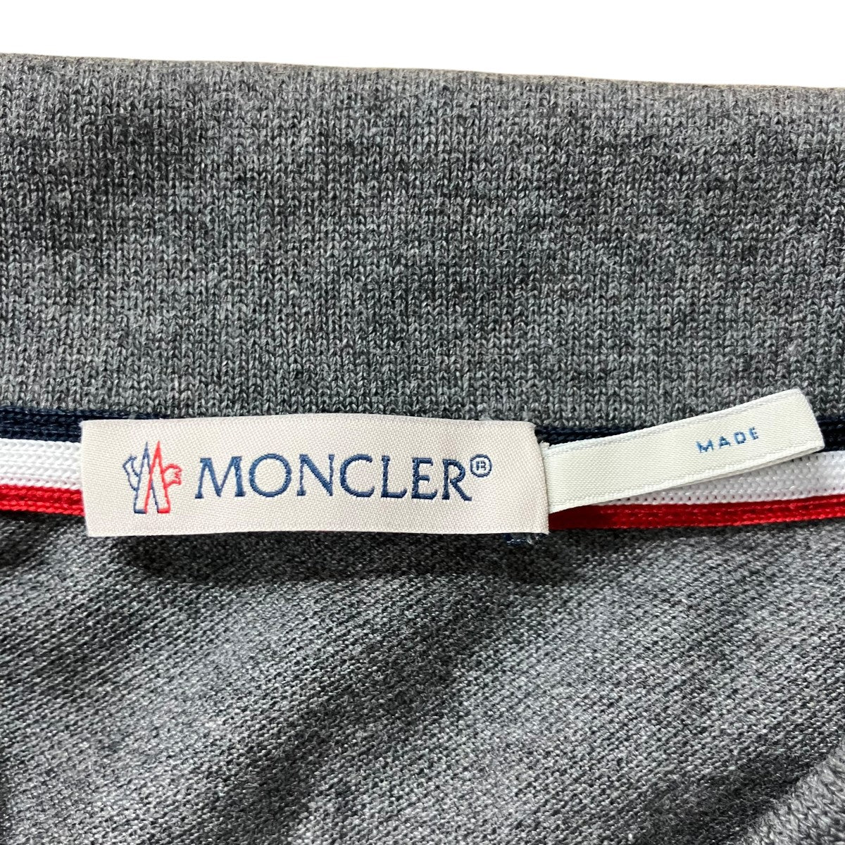MONCLER ロゴパッチポロシャツ 古着・中古-5枚目のアイテム画像