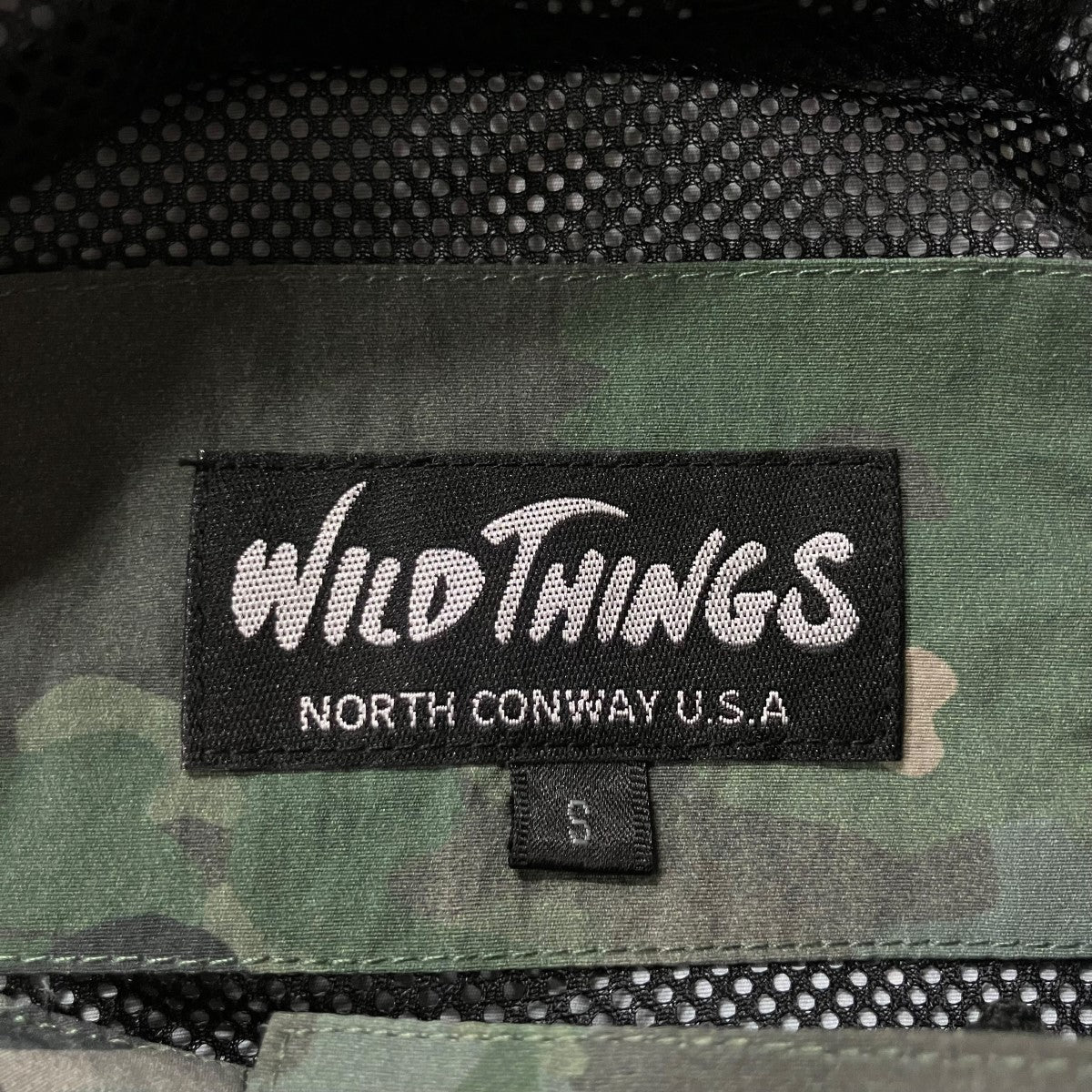 WILD THINGS カモフラナイロンジャケット 古着・中古-6枚目のアイテム画像