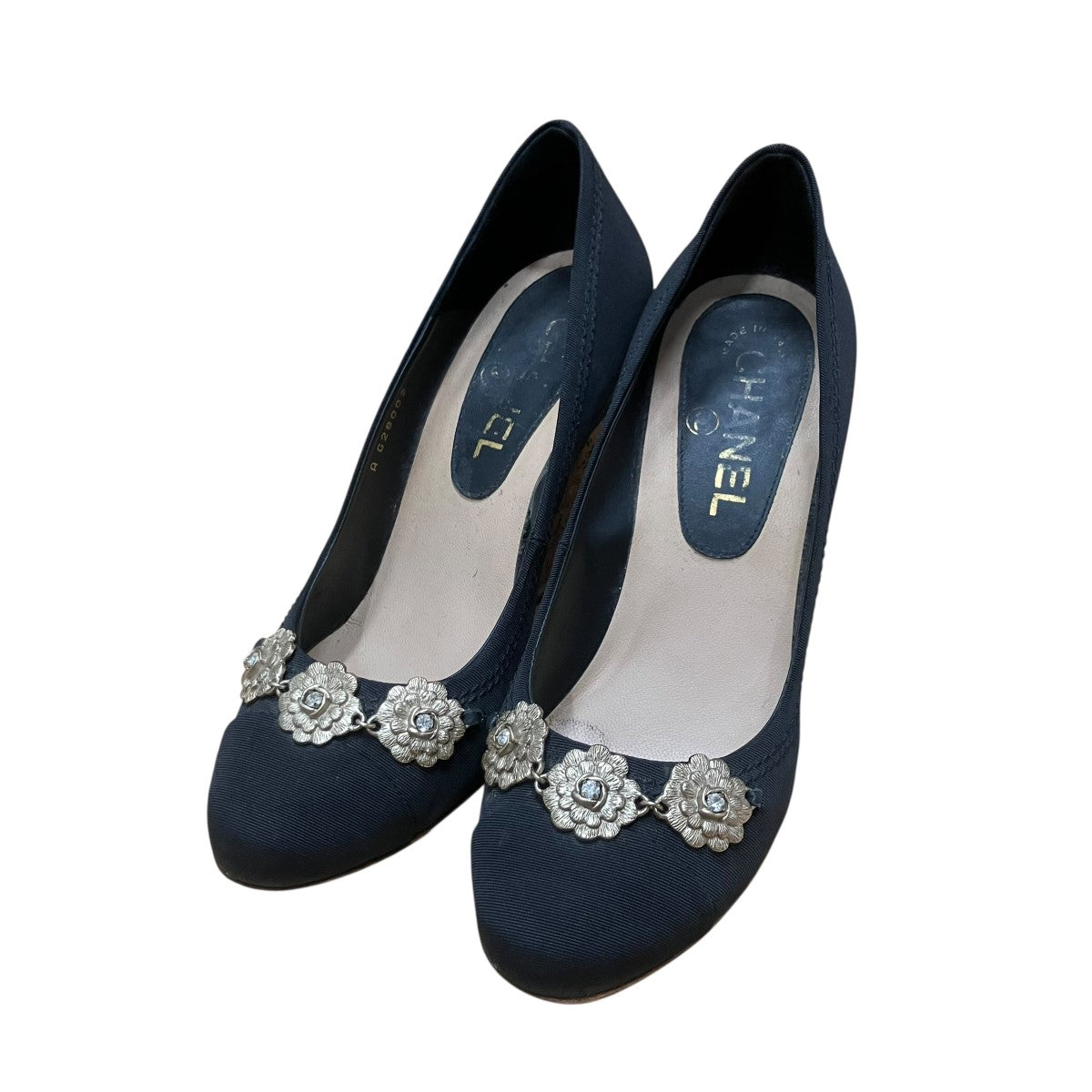 CHANEL 装飾ヒールシューズ 古着・中古-1枚目のアイテム画像