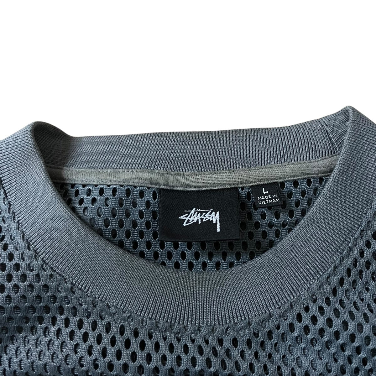 stussy(ステューシー) メッシュTシャツ 1140346 グレー サイズ L