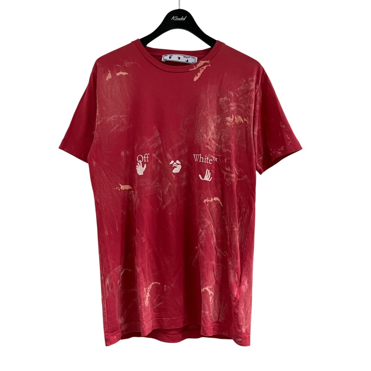 OFFWHITE ペイント加工Tシャツ 古着・中古-1枚目のアイテム画像
