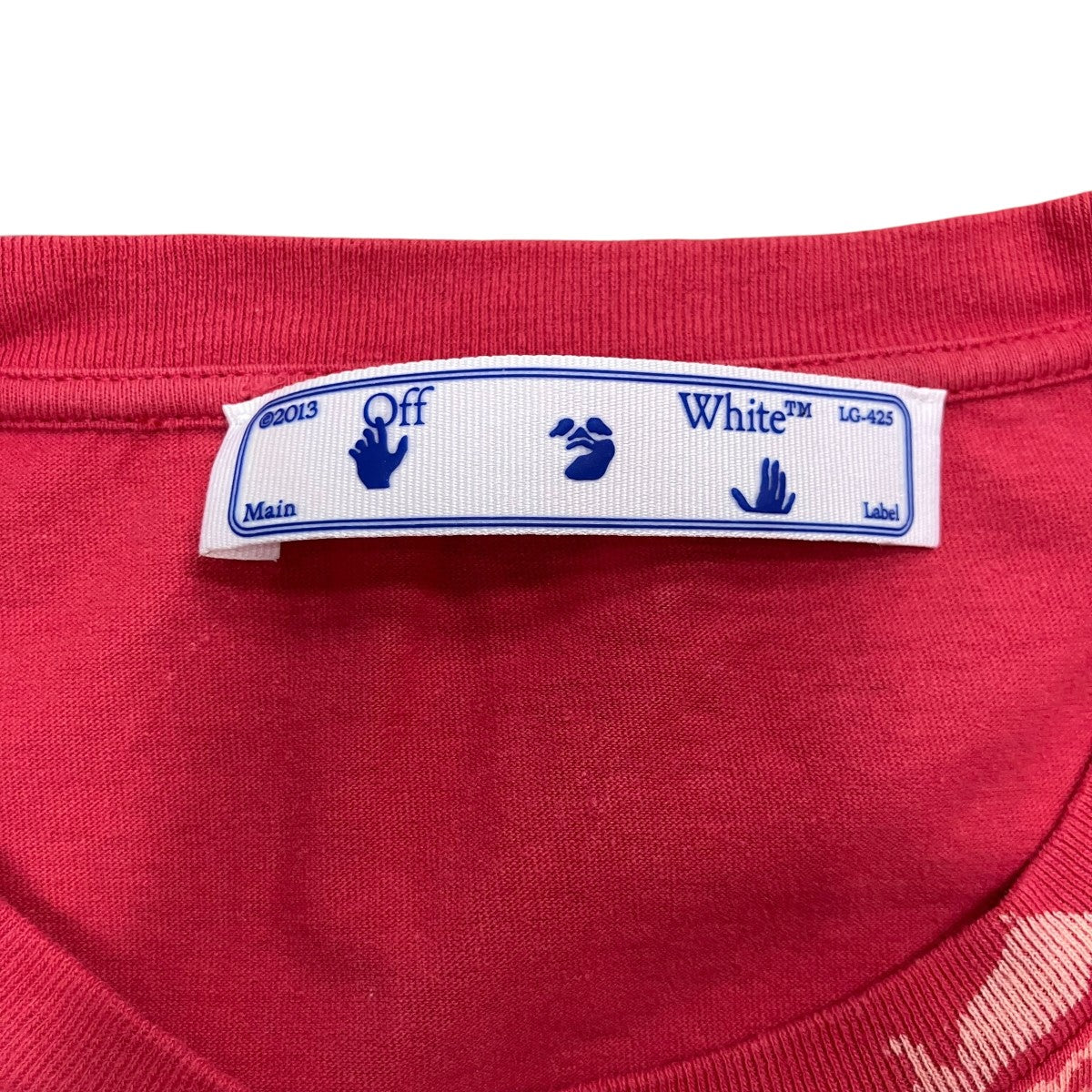 OFFWHITE ペイント加工Tシャツ 古着・中古-5枚目のアイテム画像