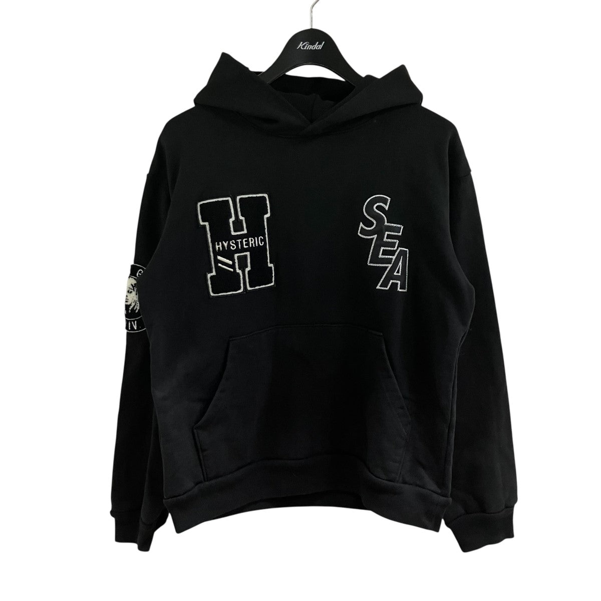Hysteric Glamour×WIND AND SEA プルオーバーパーカー 古着・中古-1枚目のアイテム画像