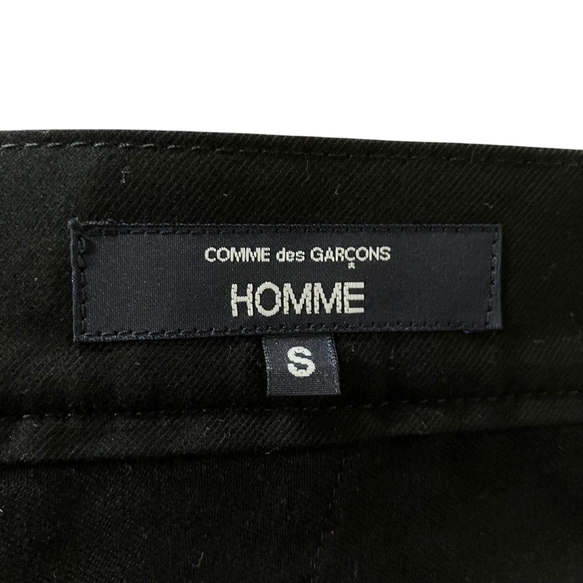 COMME des GARCONS HOMME シンチバックベルテッドパンツ 古着・中古-6枚目のアイテム画像