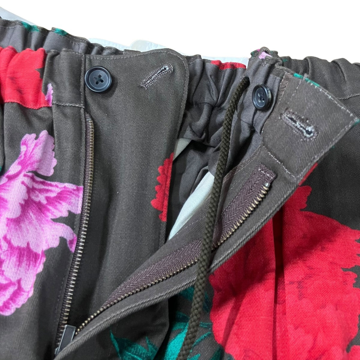 Yohji Yamamoto pour homme フローラルプリントショートパンツ 古着・中古-5枚目のアイテム画像