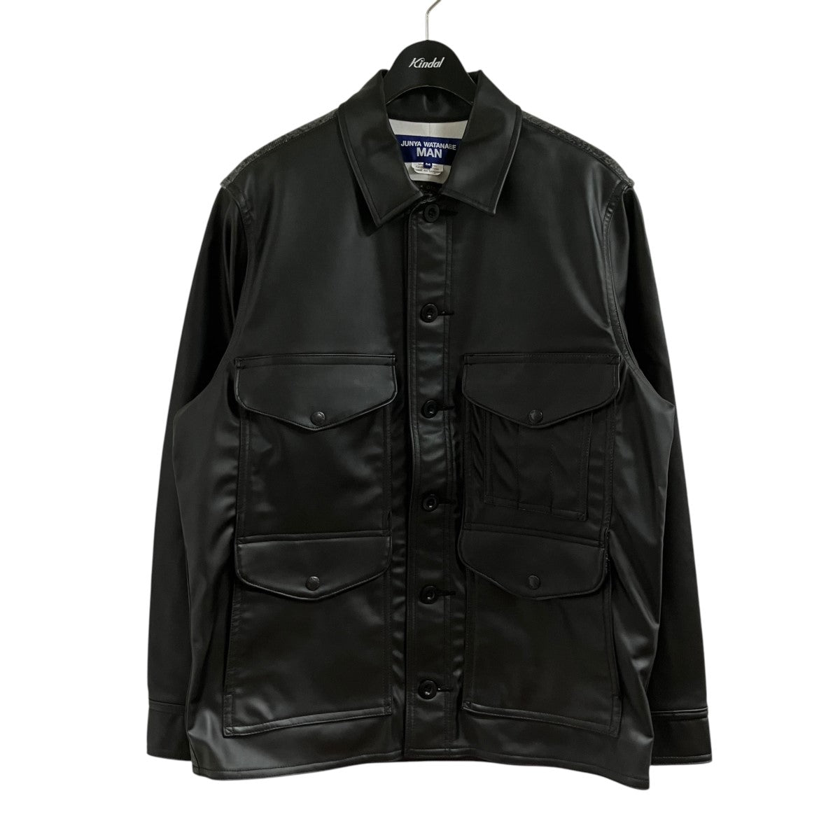 JUNYA WATANABE MAN×FILSON GARMENT ウールドッキングフェイクレザージャケット 古着・中古-1枚目のアイテム画像