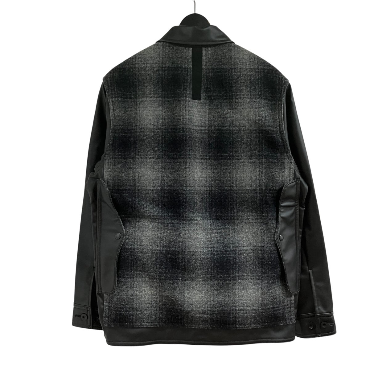 JUNYA WATANABE MAN×FILSON GARMENT ウールドッキングフェイクレザージャケット 古着・中古-3枚目のアイテム画像