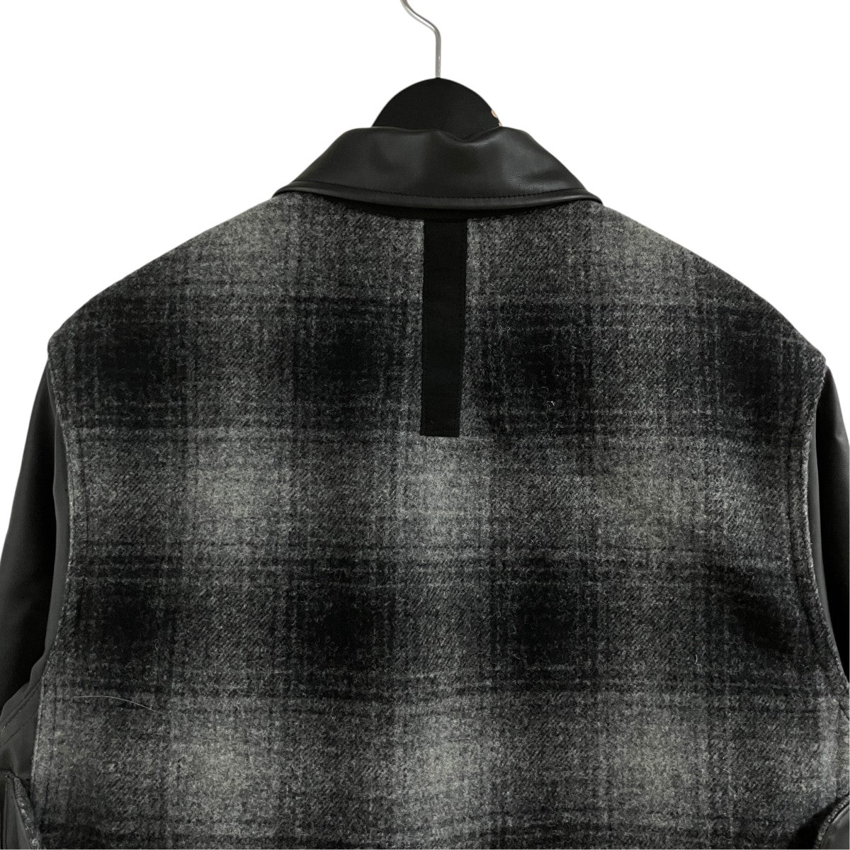 JUNYA WATANABE MAN×FILSON GARMENT ウールドッキングフェイクレザージャケット 古着・中古-4枚目のアイテム画像