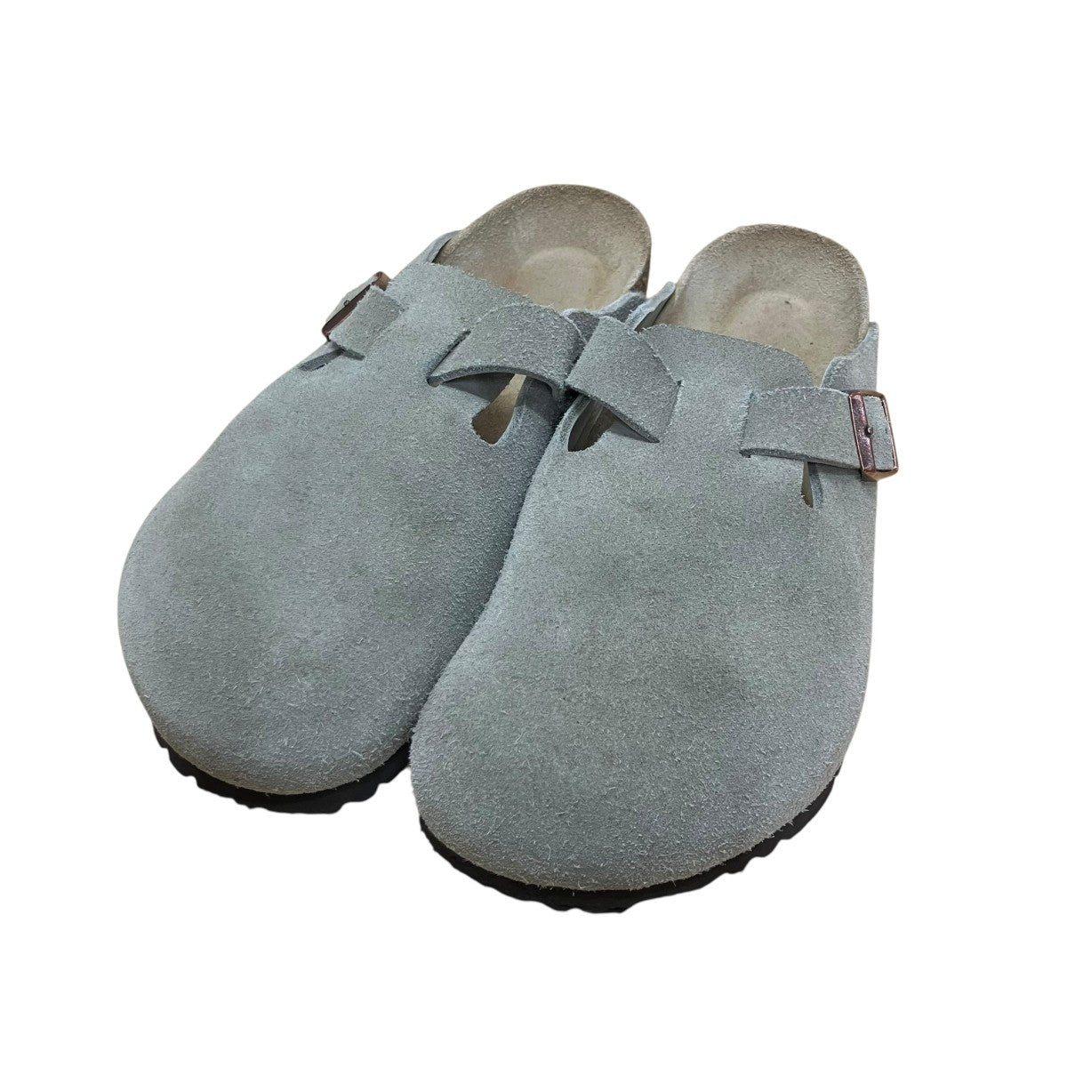 BIRKENSTOCK スウェードスライドサンダル ミュール 古着・中古-1枚目のアイテム画像