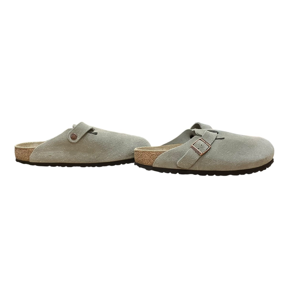 BIRKENSTOCK スウェードスライドサンダル ミュール 古着・中古-4枚目のアイテム画像