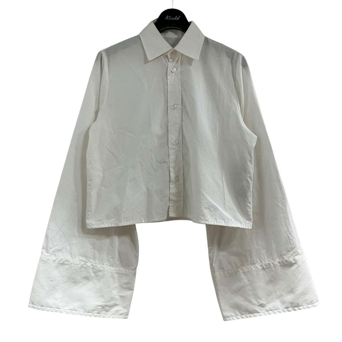 MM6 Maison Margiela クロップド2WAYシャツ 古着・中古-1枚目のアイテム画像