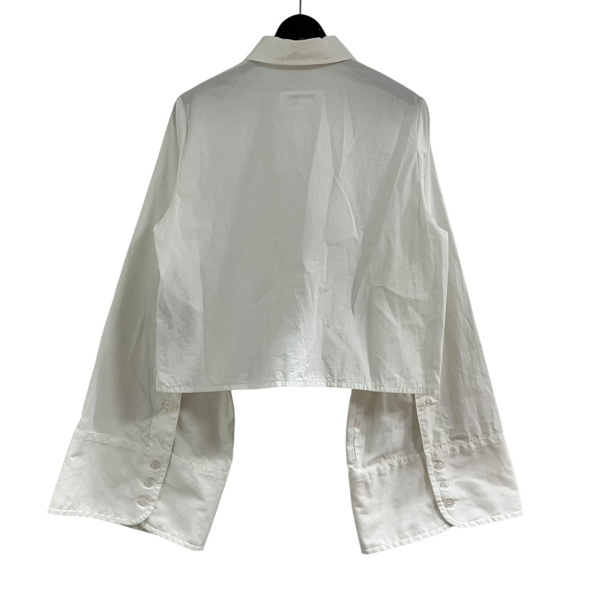 MM6 Maison Margiela クロップド2WAYシャツ 古着・中古-3枚目のアイテム画像