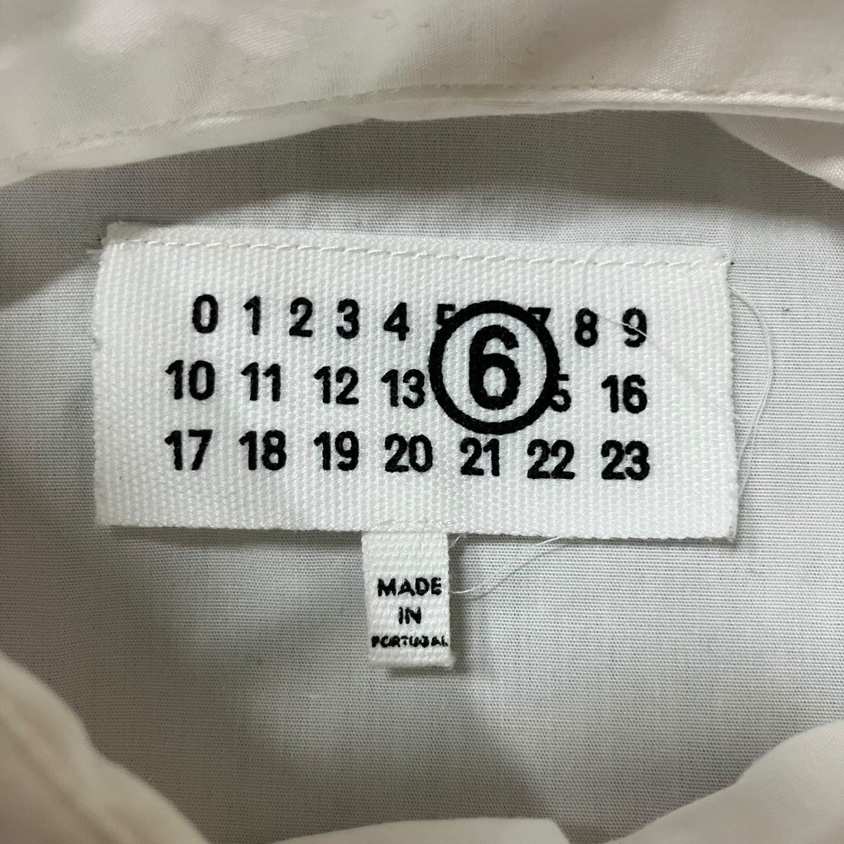 MM6 Maison Margiela クロップド2WAYシャツ 古着・中古-5枚目のアイテム画像