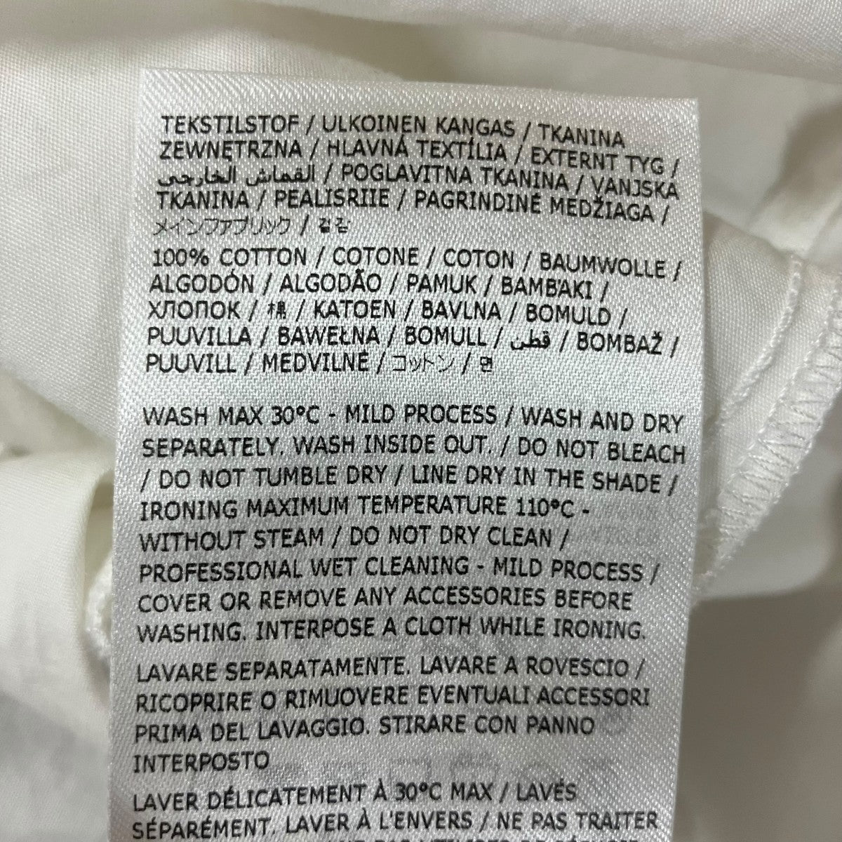 MM6 Maison Margiela クロップド2WAYシャツ 古着・中古-7枚目のアイテム画像