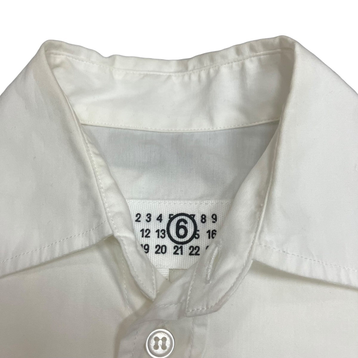 MM6 Maison Margiela クロップド2WAYシャツ 古着・中古-8枚目のアイテム画像