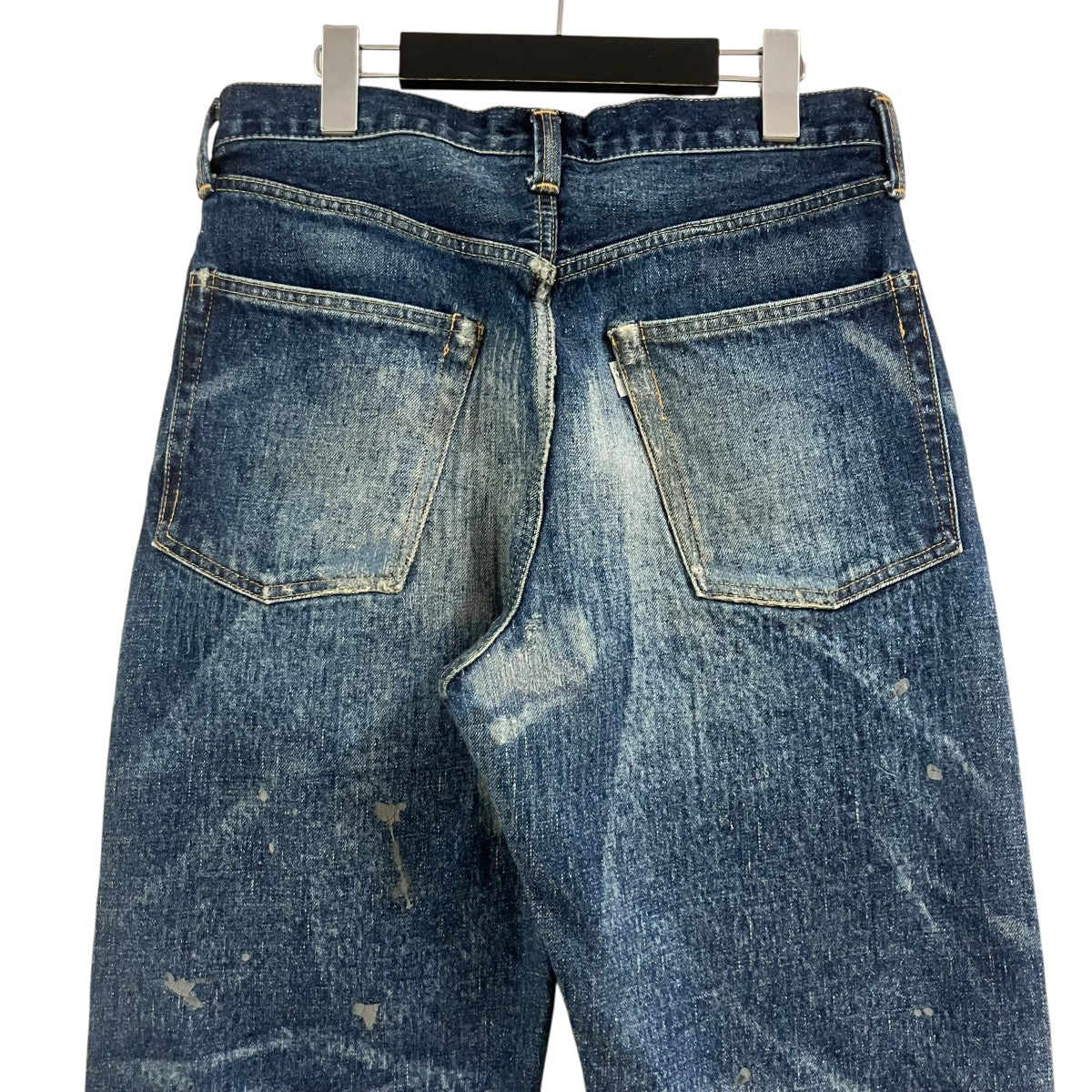 NEW MANUAL×GQ JAPAN GQ SHOPウォッシュド加工デニムパンツPT-YY-0005 古着・中古-4枚目のアイテム画像