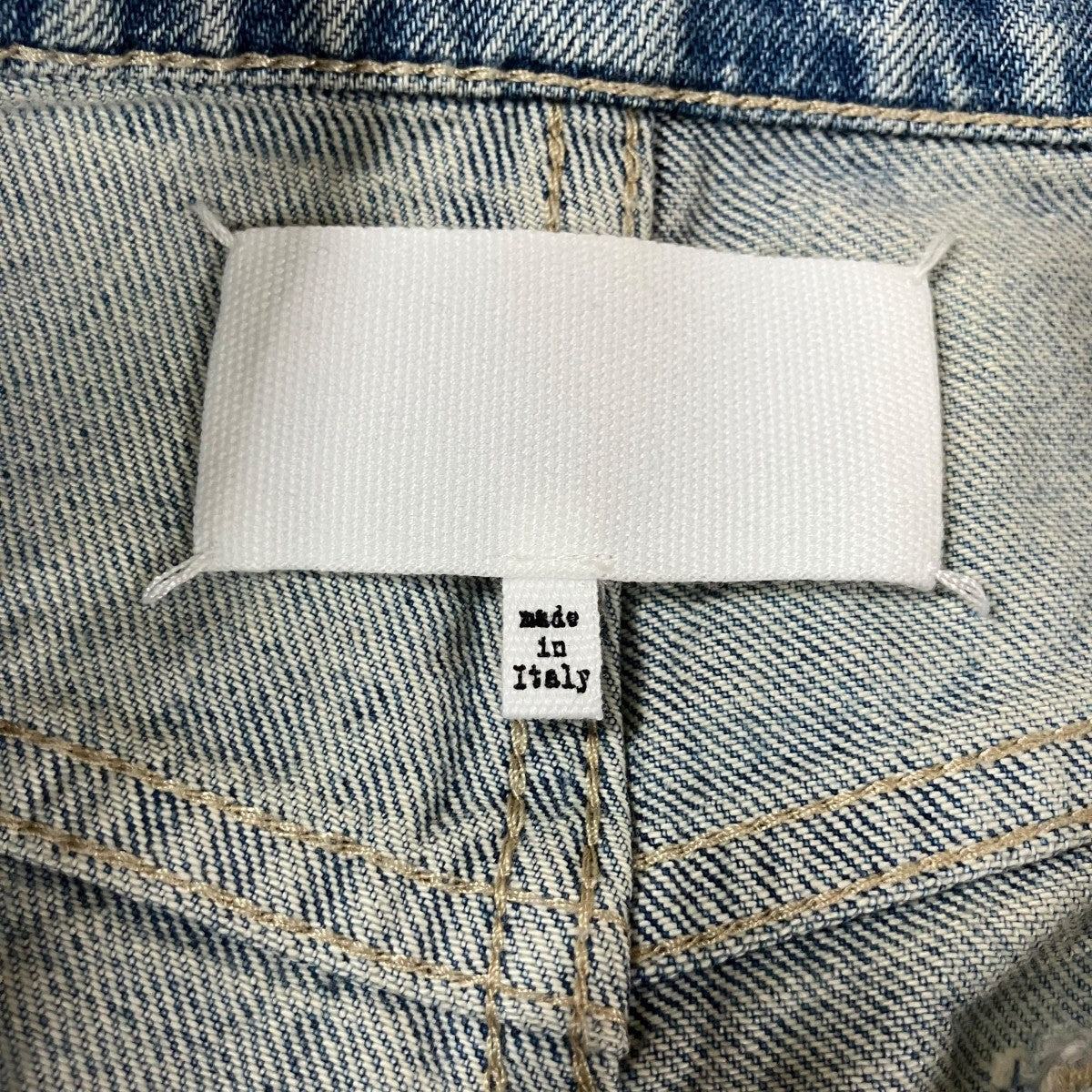Maison Margiela アイスウォッシュド加工カットオフデニムパンツ 古着・中古-6枚目のアイテム画像