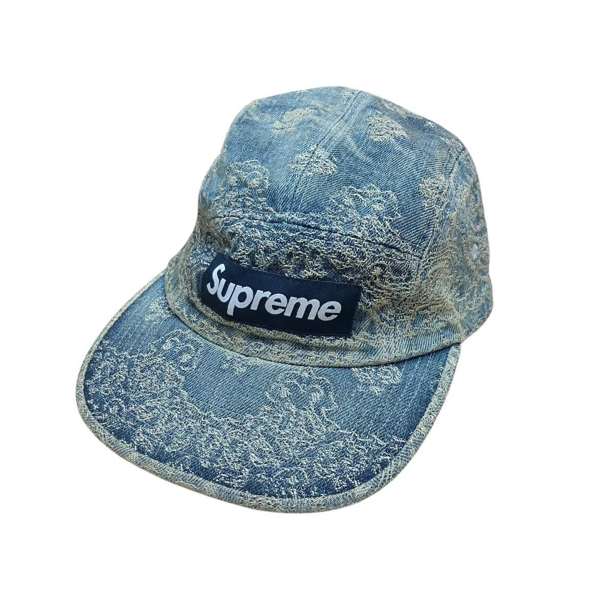 Supreme ロゴデニムキャップ 古着・中古-1枚目のアイテム画像