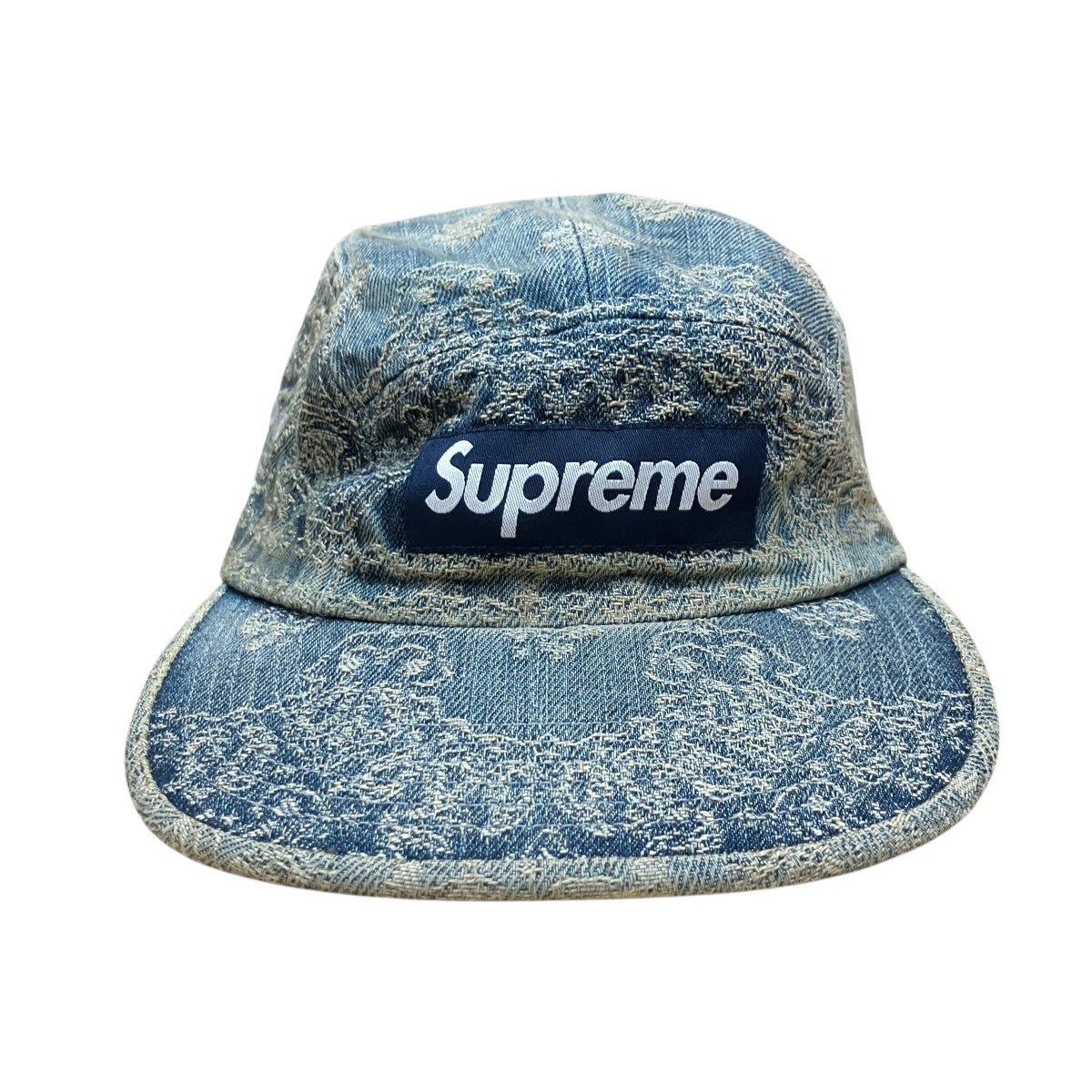 Supreme ロゴデニムキャップ 古着・中古-2枚目のアイテム画像