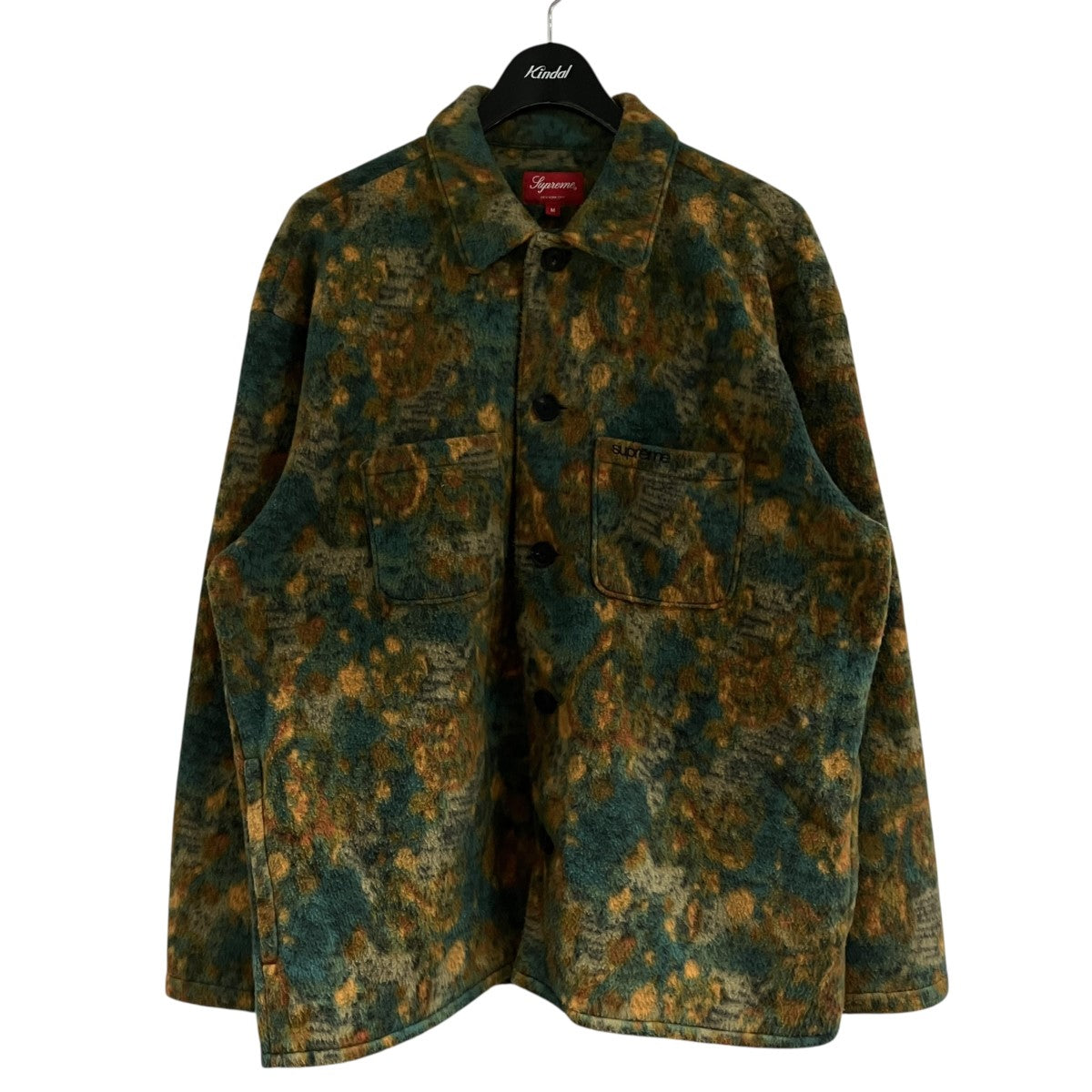 Supreme ペイズリーフリースシャツジャケット 古着・中古-1枚目のアイテム画像