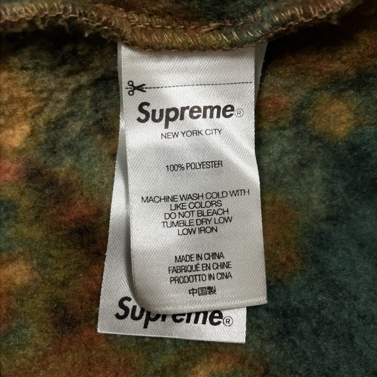 Supreme ペイズリーフリースシャツジャケット 古着・中古-6枚目のアイテム画像