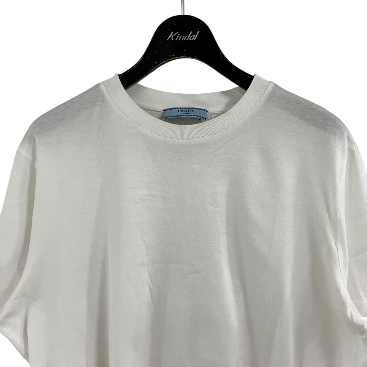 PRADA バックトライアングルプレートTシャツ 古着・中古-2枚目のアイテム画像