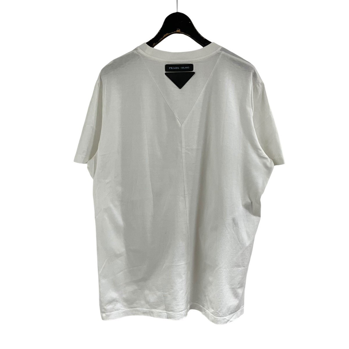 PRADA バックトライアングルプレートTシャツ 古着・中古-3枚目のアイテム画像