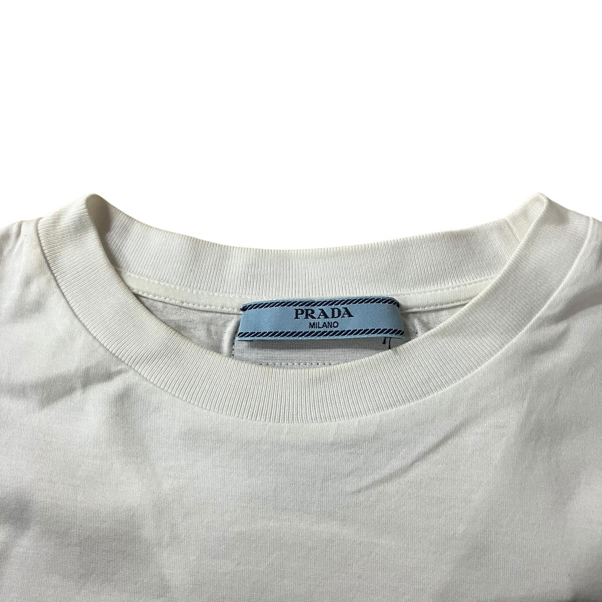 PRADA バックトライアングルプレートTシャツ 古着・中古-5枚目のアイテム画像
