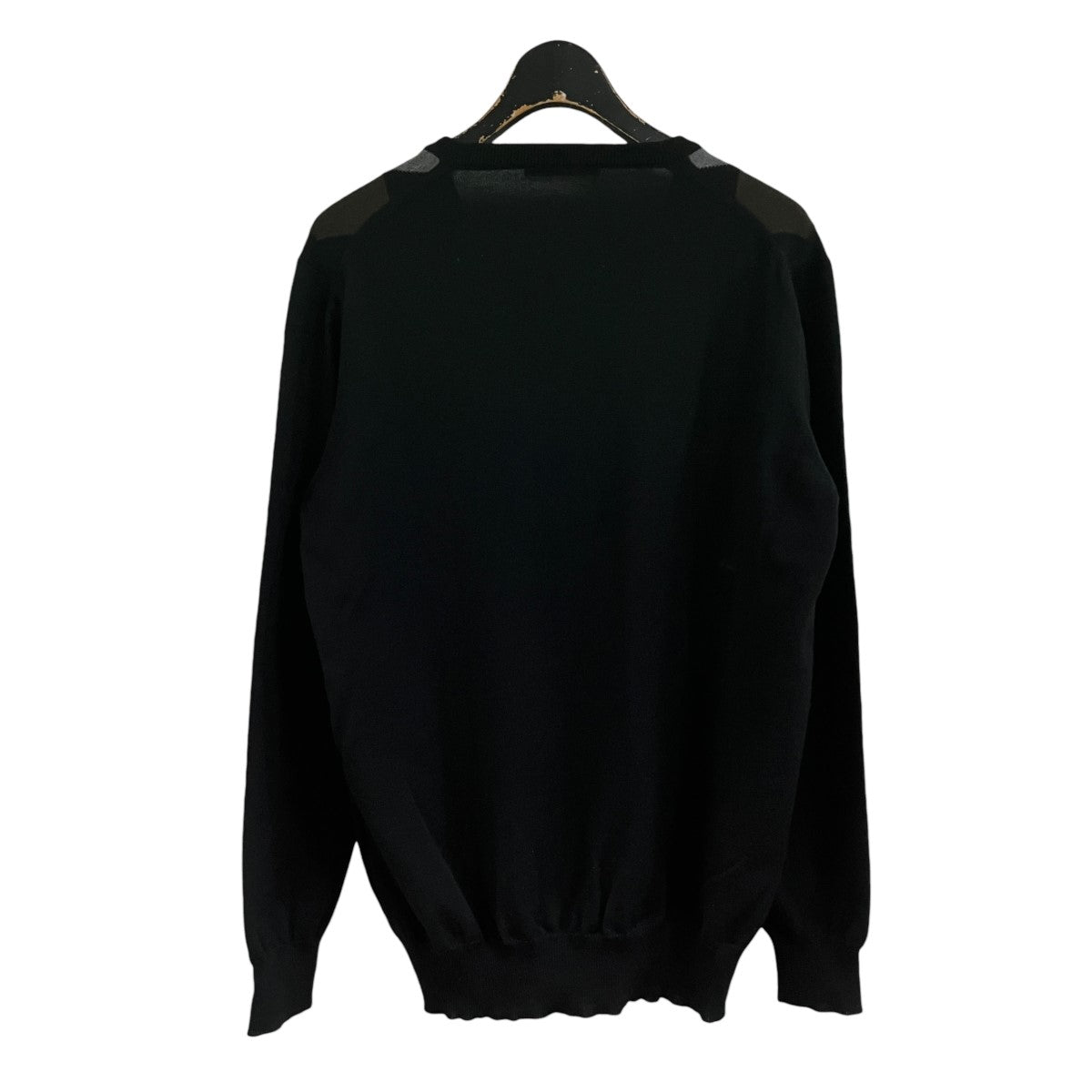PRADA アーガイルニットセーター 古着・中古-3枚目のアイテム画像