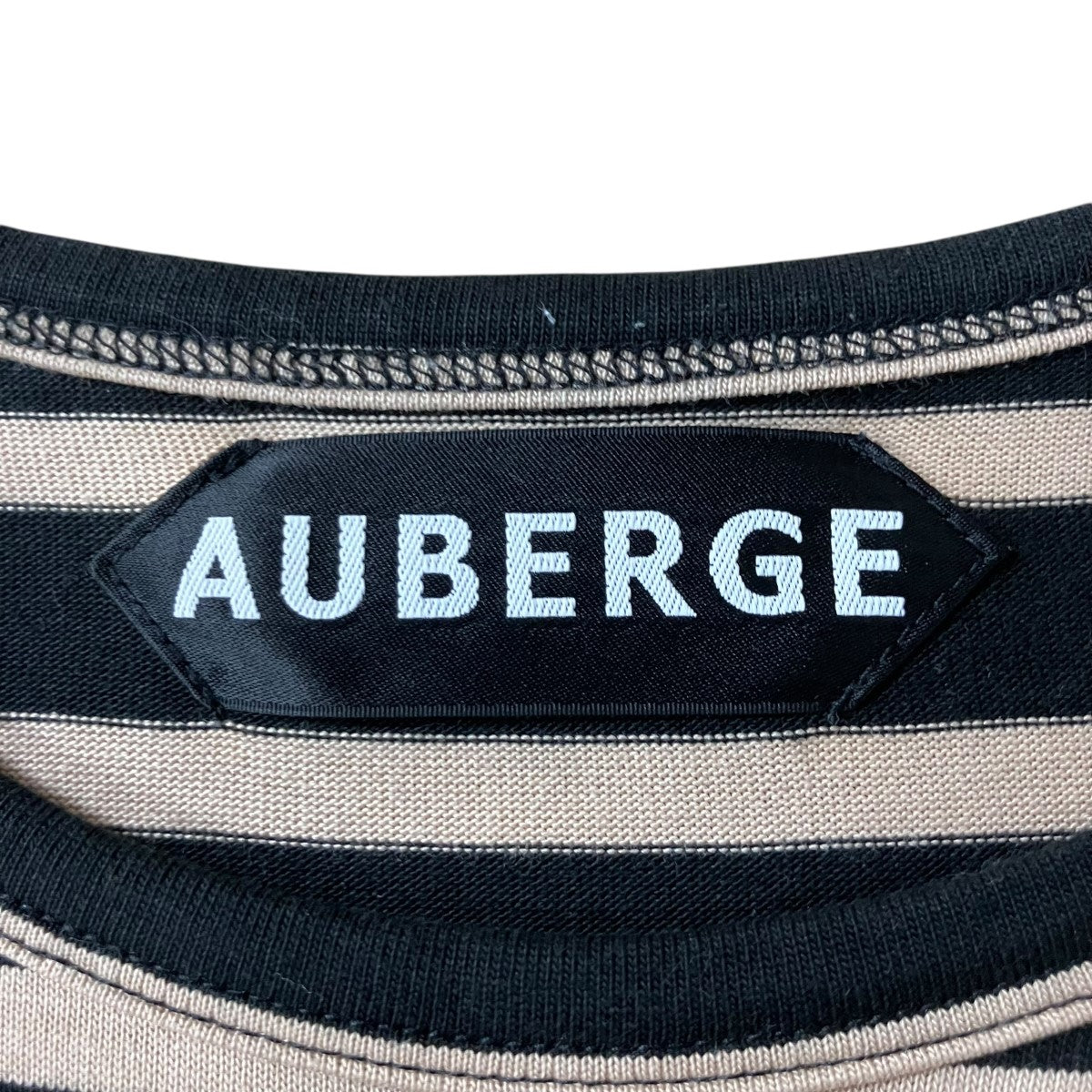 AUBERGE ボーダーポケットTシャツ 古着・中古-5枚目のアイテム画像