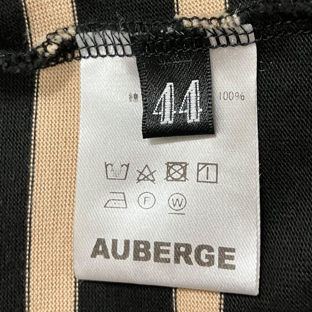 AUBERGE ボーダーポケットTシャツ 古着・中古-6枚目のアイテム画像
