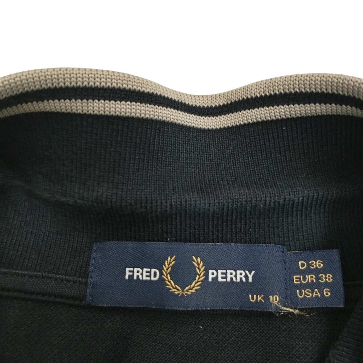 FRED PERRY ロングスリーブポロTG3636 古着・中古-5枚目のアイテム画像