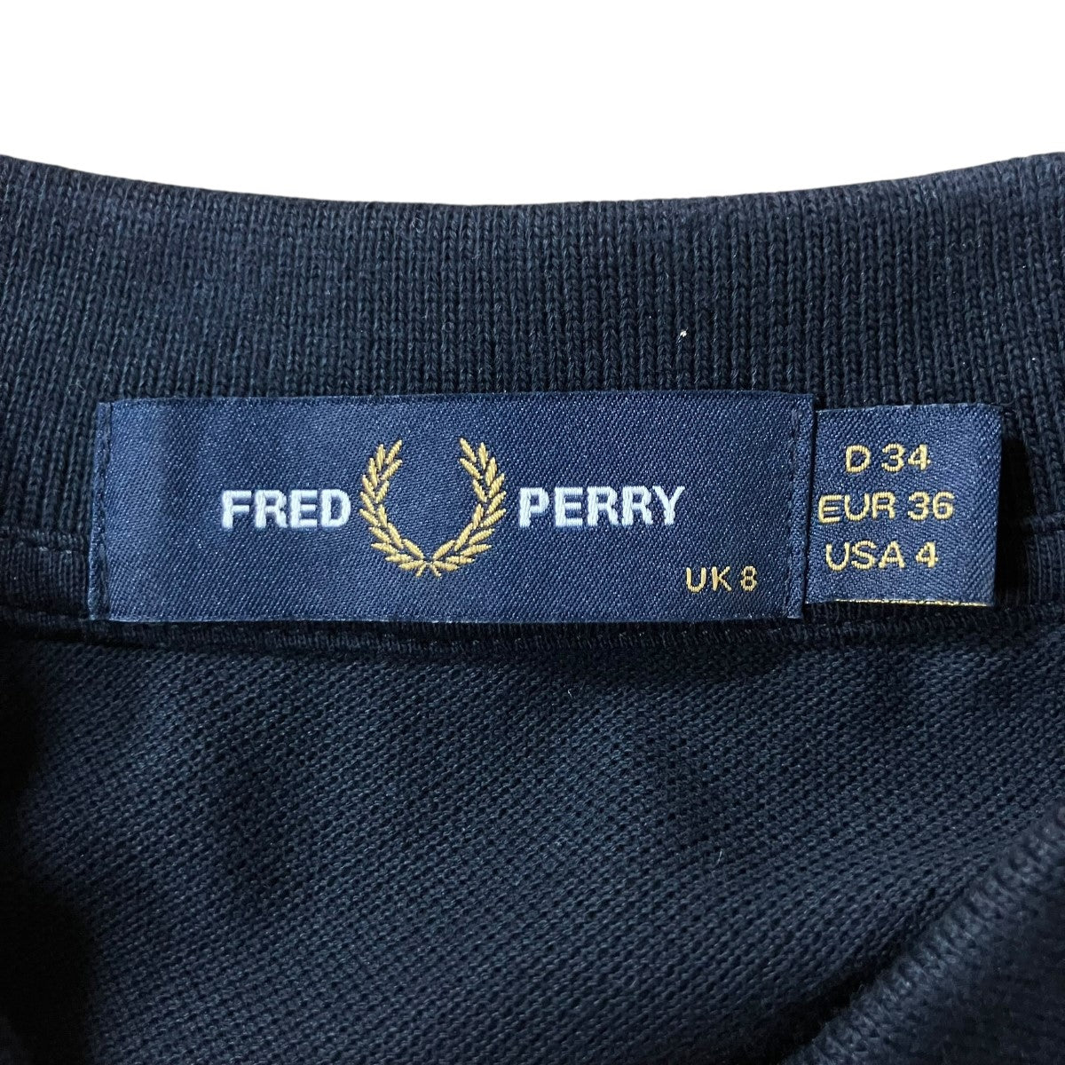 FRED PERRY ロゴエンブロイダリーポロシャツ 古着・中古-5枚目のアイテム画像
