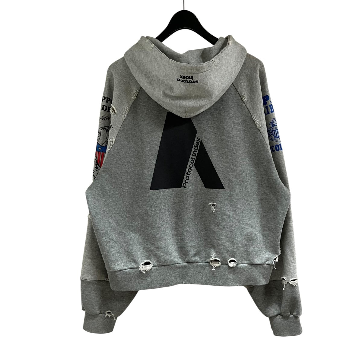 即日発送　値下げ交渉可［Protocol Index］ army hoodie PROTOCOL INDEX(プロトコル インデックス) ARMYジップアップパーカー