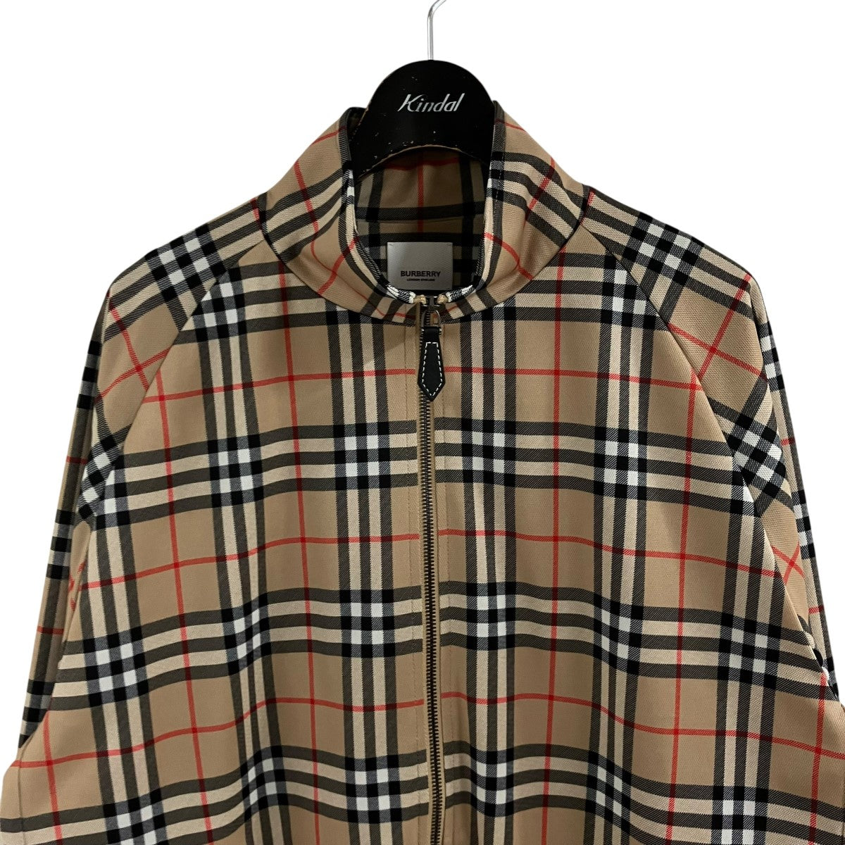 BURBERRY ノヴァチェックトラックジャケット 古着・中古-2枚目のアイテム画像
