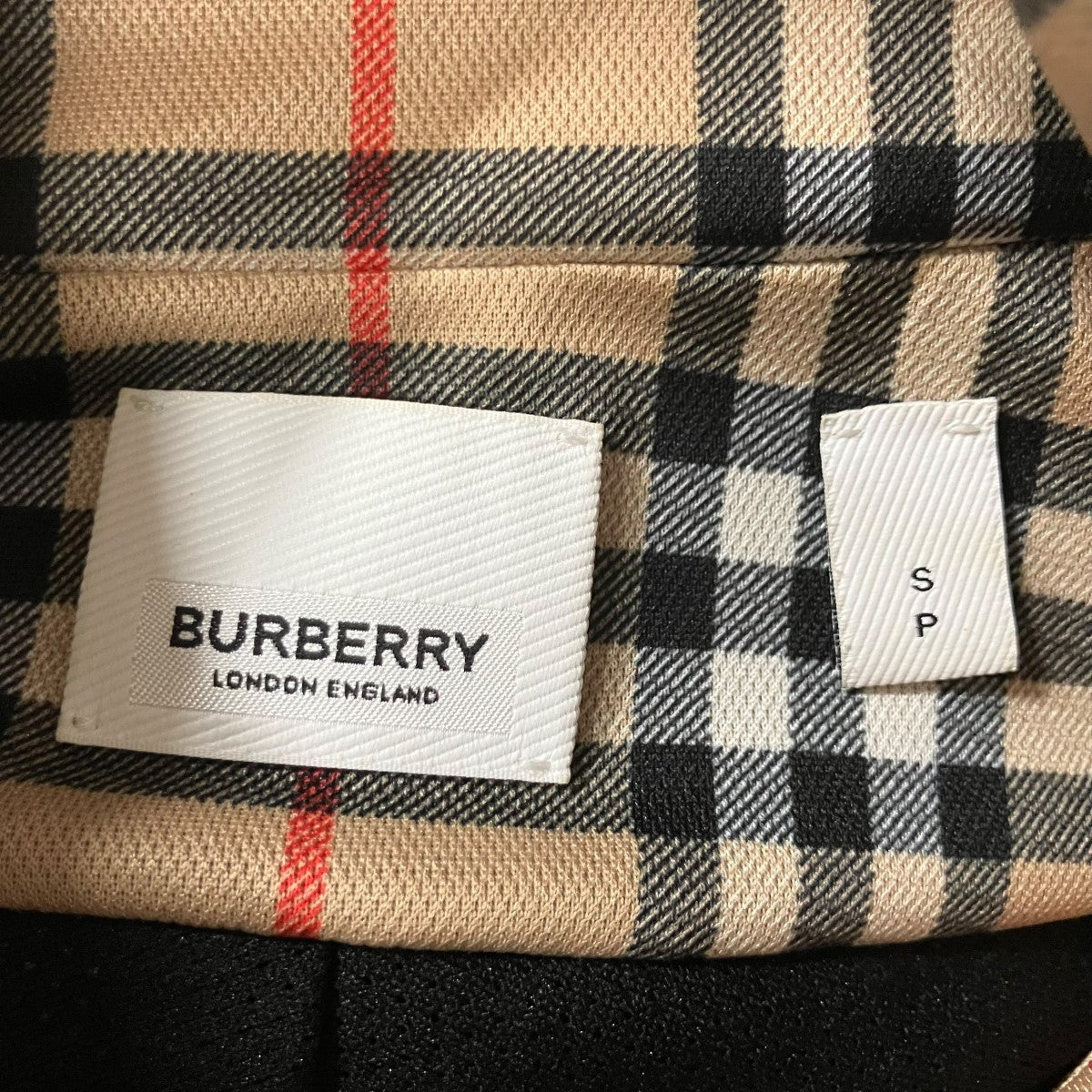 BURBERRY ノヴァチェックトラックジャケット 古着・中古-5枚目のアイテム画像