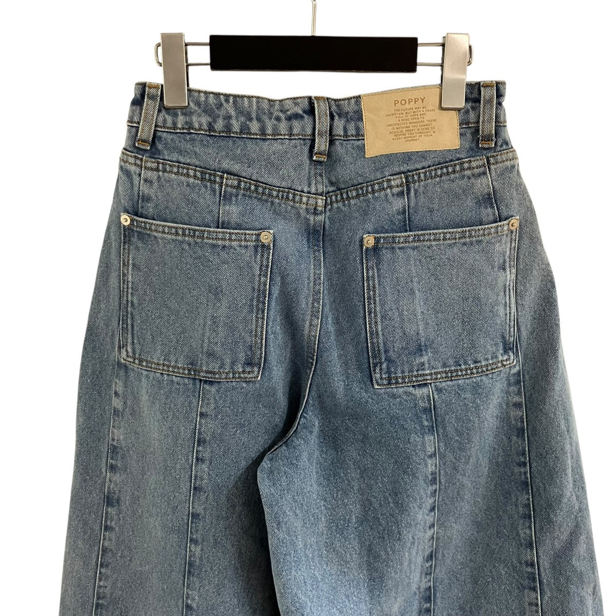 POPPY プリーツバルーンデニムパンツ 古着・中古-5枚目のアイテム画像
