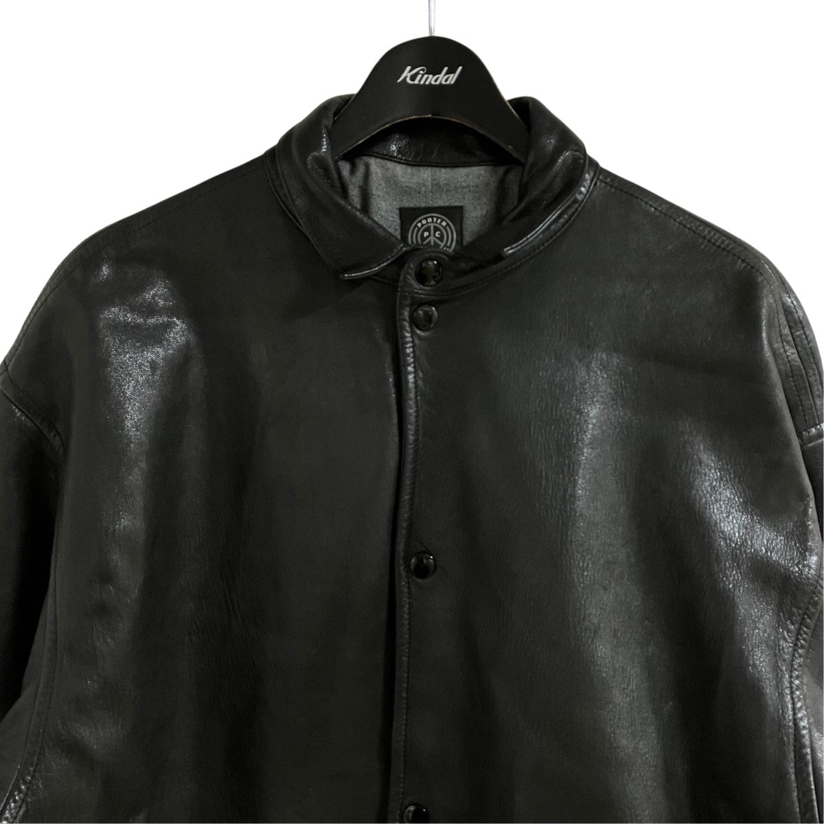 Porter Classic 鹿レザージャケット 古着・中古-2枚目のアイテム画像