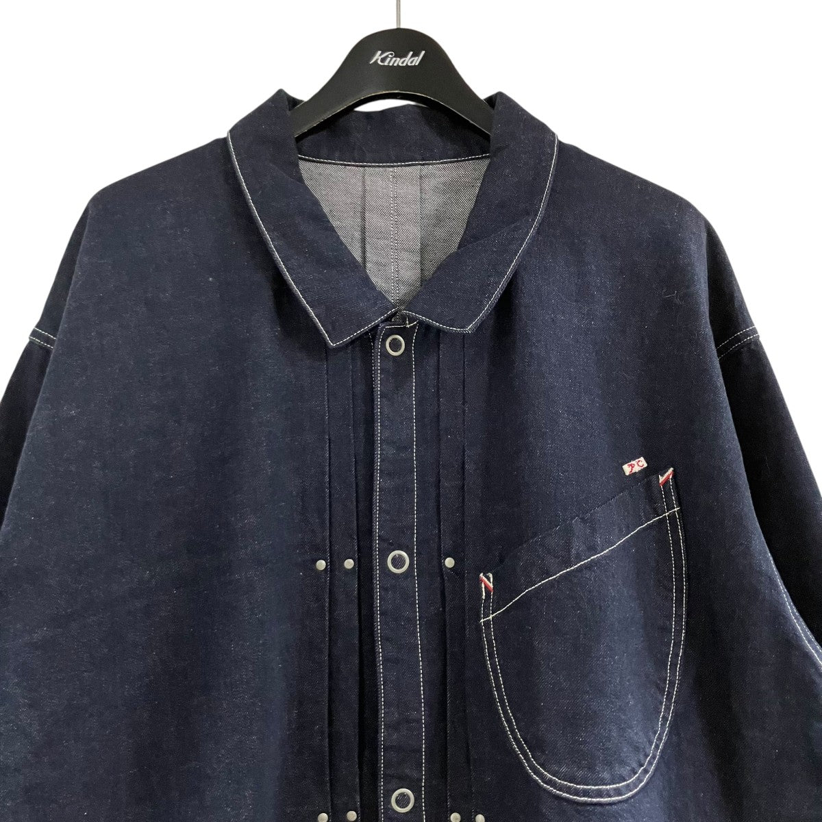 Porter Classic デニムジャケット 古着・中古-2枚目のアイテム画像
