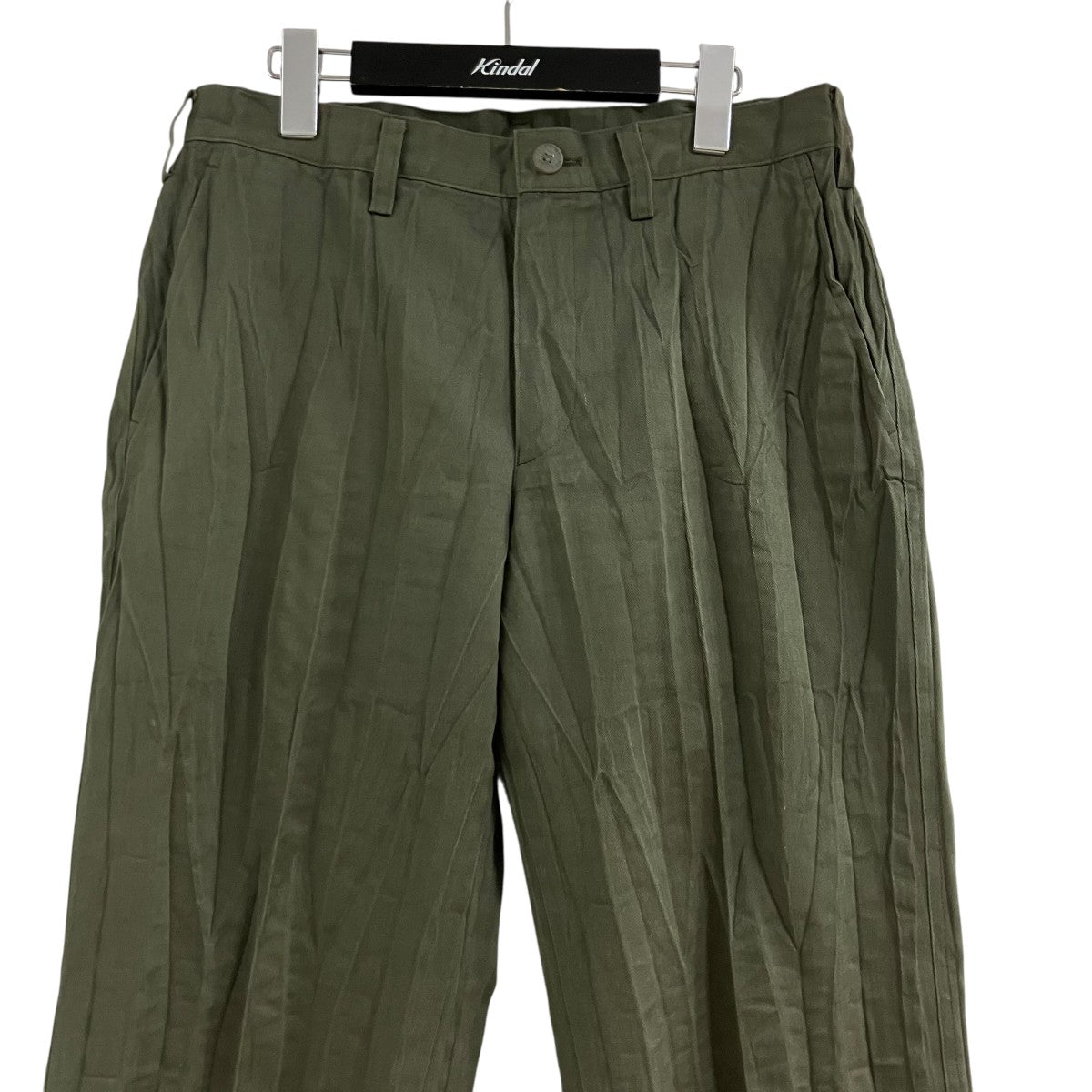 ISSEY MIYAKE MEN シワ加工パンツ 古着・中古-2枚目のアイテム画像